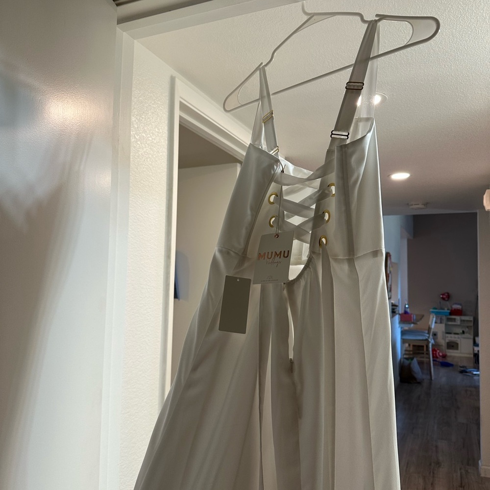 Show Me Your MuMu White Maxi Dress - Picture 7 of 8